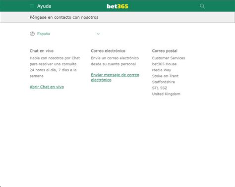 bet365 contactar|contactar con bet365.